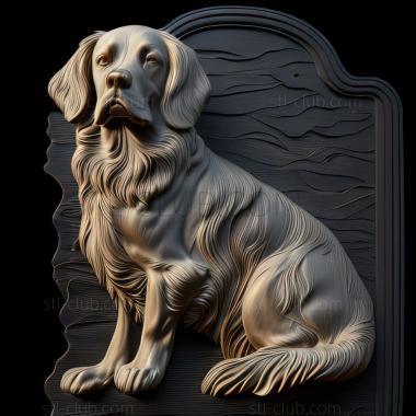 3D model st Greater Munsterlander dog (STL)